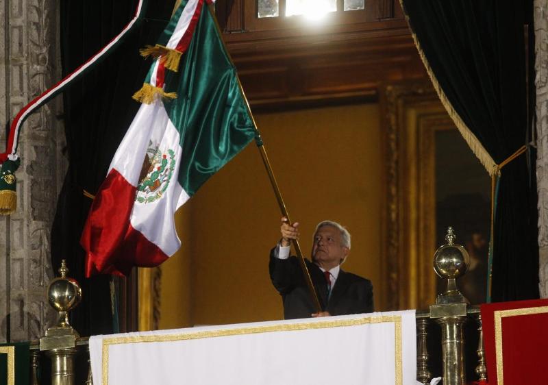 Primer Grito de Independencia del presidente Andrés Manuel López Obrador./ Araceli López