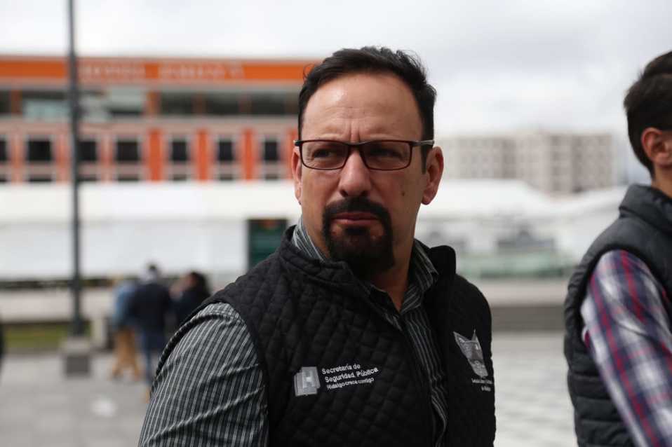 Mauricio Delmar Saavedra, secretario de Seguridad Pública de Hidalgo. (Jorge Sánchez)