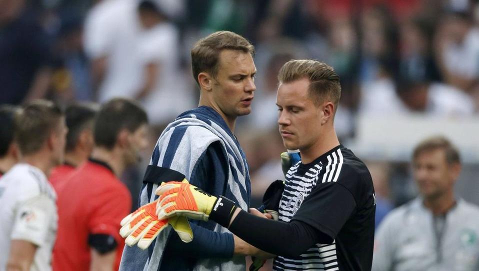 Ter Stegen y Manuel Neuer, porteros de la selección alemana (EFE)