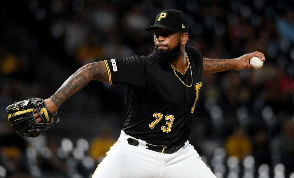 Felipe Vázquez, pitcher de los Piratas de Pittsburgh (AFP)