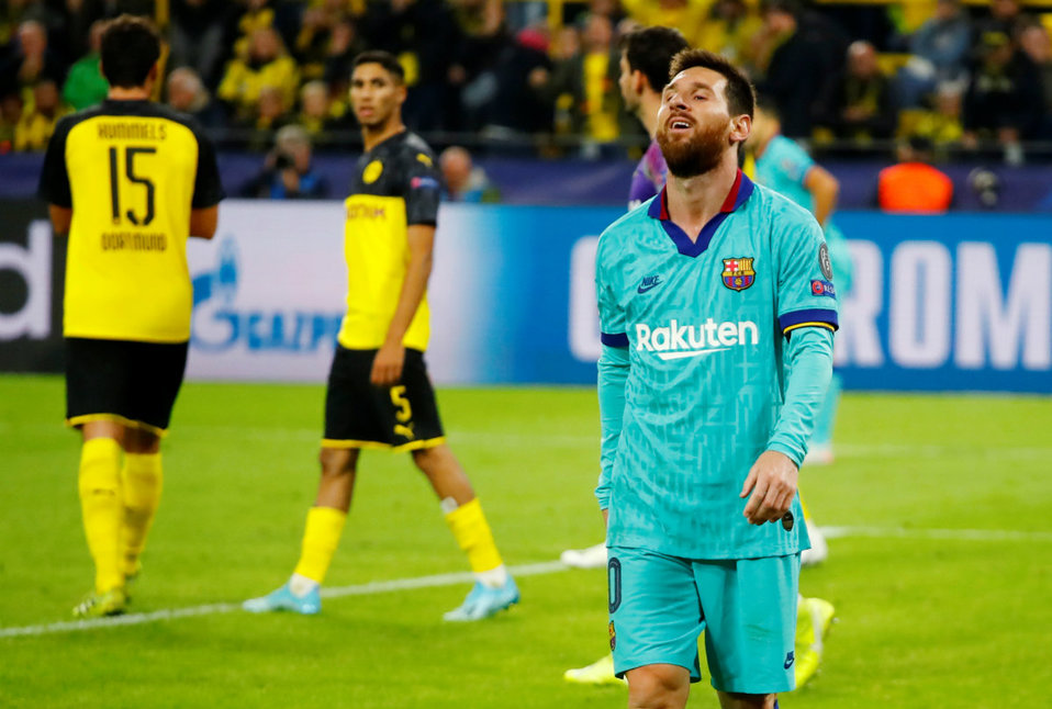Lionel Messi regresó con el Barcelona en su debut en la Champions League (Reuters)