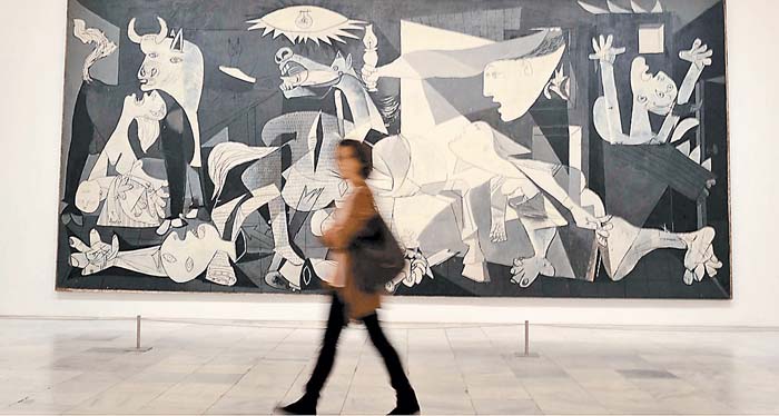 La obra del pintor español plasmó los horrores de la Guerra Civil. Reuters