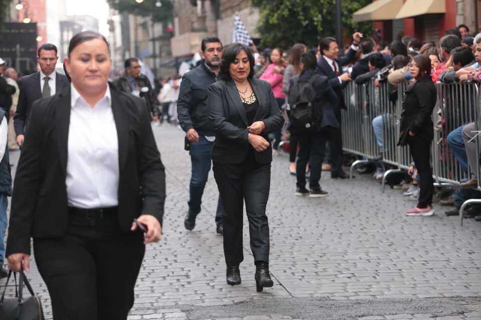 La secretaria de la Función Pública, Irma Eréndira Sandoval./ Jesús Quintanar