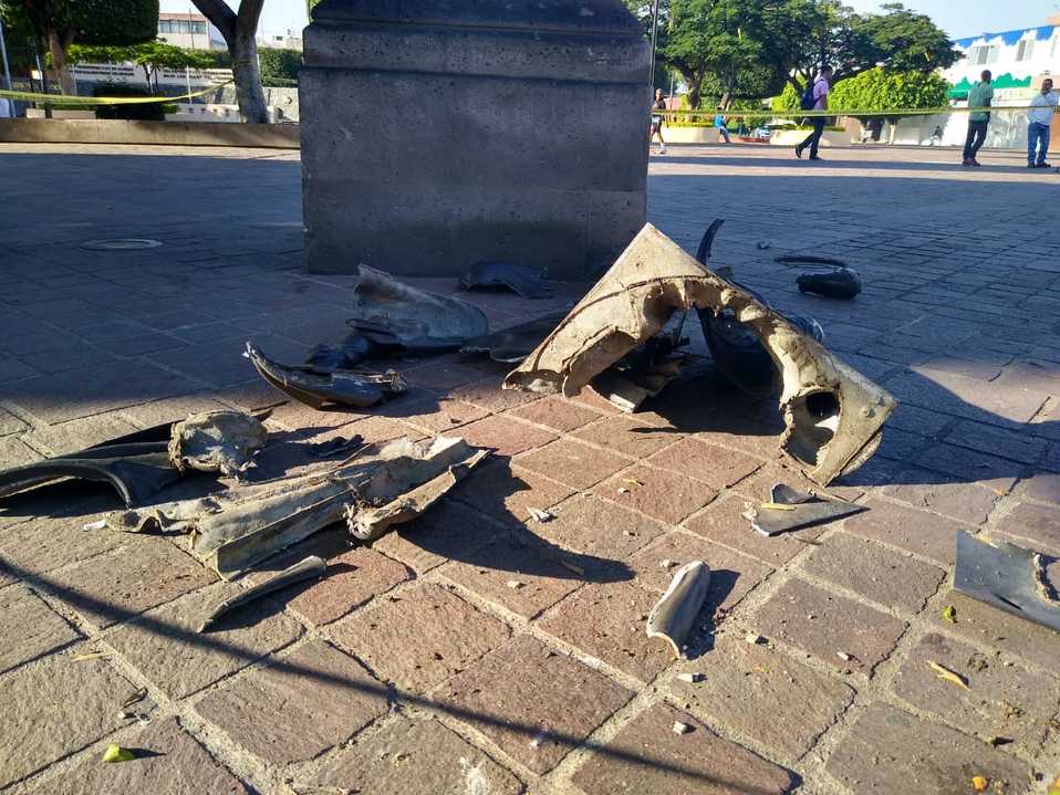 La secretaria de seguridad pública informó la detención del implicado. Foto: Juan Galván.
