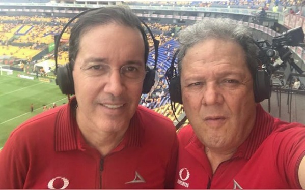 Antonio Nelli y Mario Castillejos en el Estadio Universitario (Instagram @castillejosvalle)