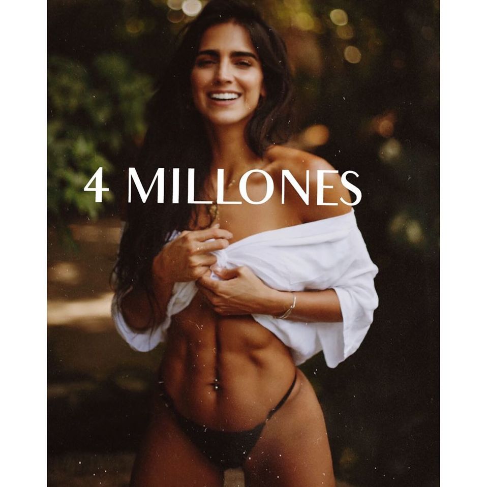 Bárbara de Regil celebra sus 4 millones de seguidores en Instagram (Instagram).