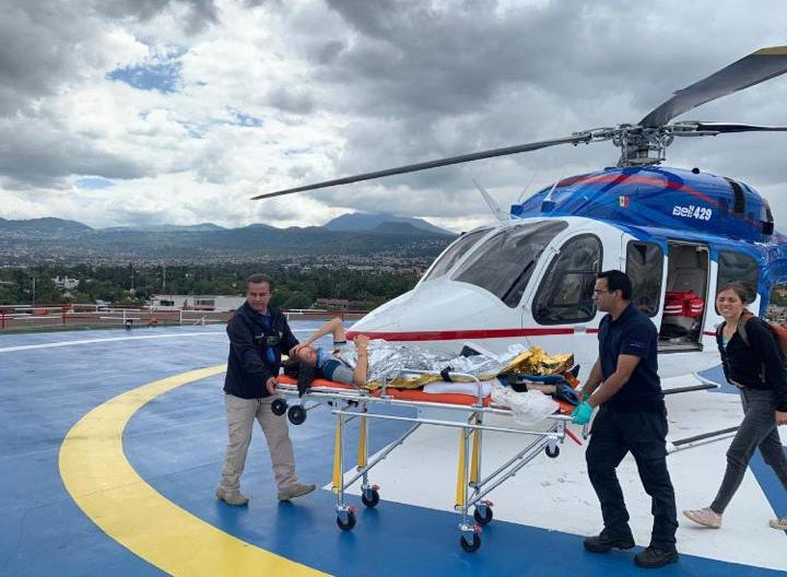 Daniela Campuzano se fracturó la tibia y el peroné (Especial)