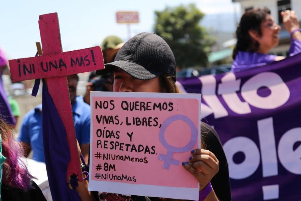 Marcha contra la violencia hacia las mujeres. (Archivo Cuartoscuro)