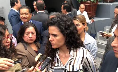 La secretaria estuvo en Toluca para inaugurar un congreso. (Mario C. Rodríguez)
