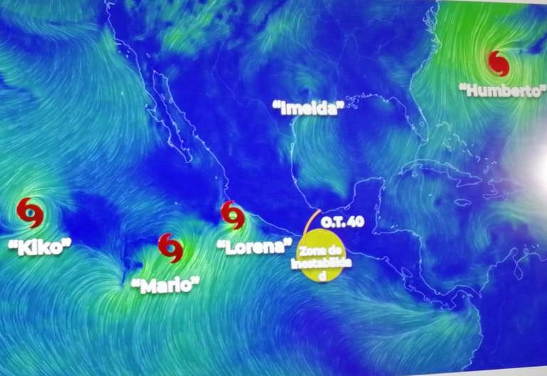 Tormenta tropical Lorena se intensificará a Huracán categoría 1. | Fanny Miranda