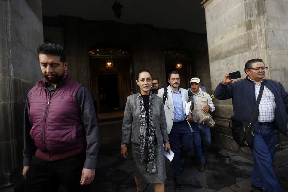 La jefa de Gobierno, Claudia Sheinbaum, participa en el marcosimulcro/Araceli López.