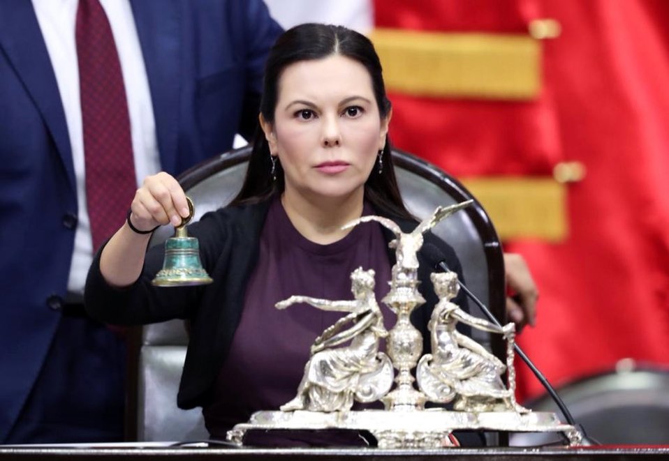Laura Rojas, presidenta de la Mesa Directiva de San Lázaro (@Laura_Rojas_)