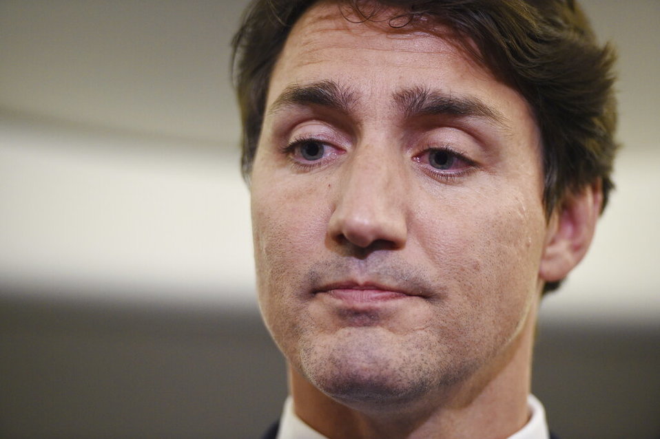 Trudeau, que se encuentra en plena campaña electoral, suspendió todas sus apariciones públicas previstas para hoy. AP