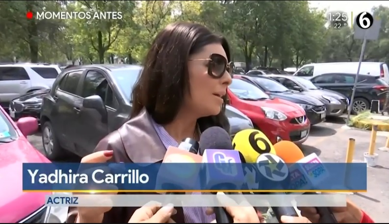 Yadhira Carrillo acudió al reclusorio Norte a visitar a su esposo, el abogado Juan Collado.