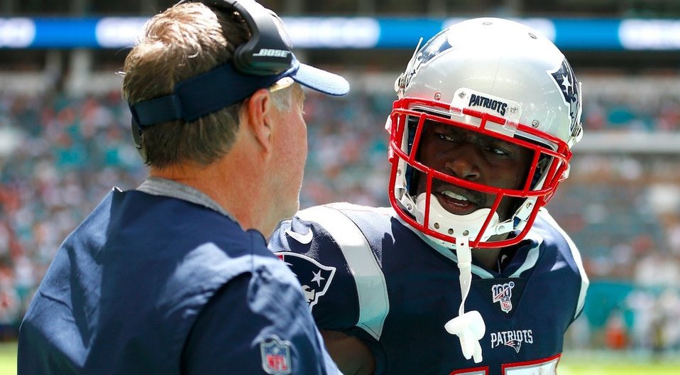 Antonio Brown, fuera de los Patriotas de Nueva Inglaterra (Twitter @AB84)