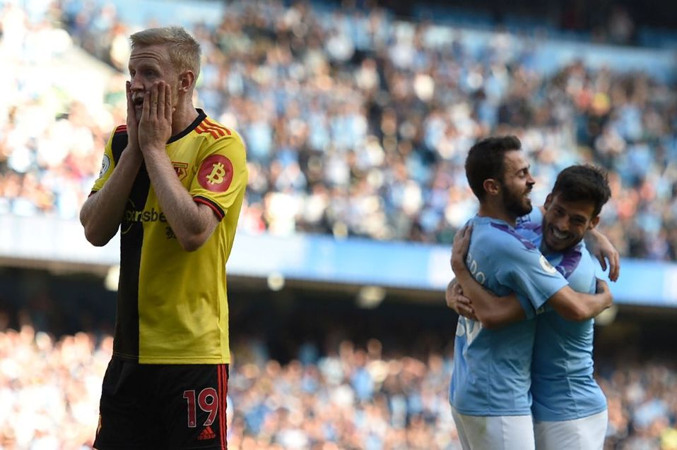 Manchester City golea al Watford (AFP)