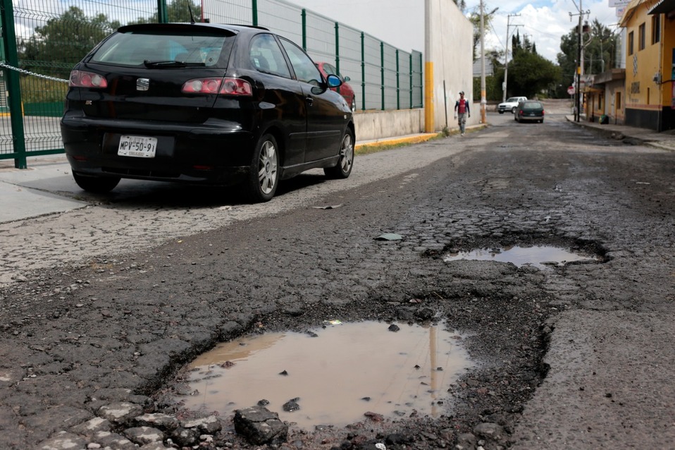 Baches en Puebla (Agencia Enfoque)
