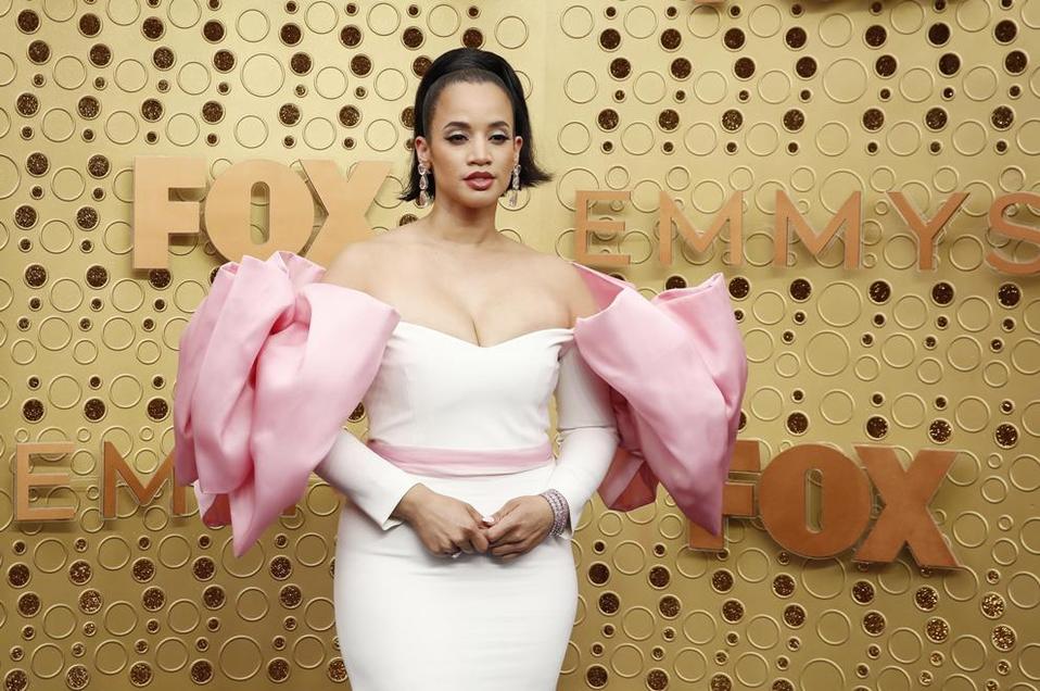 Dascha Polanco en los premios Emmy 2019 (EFE).