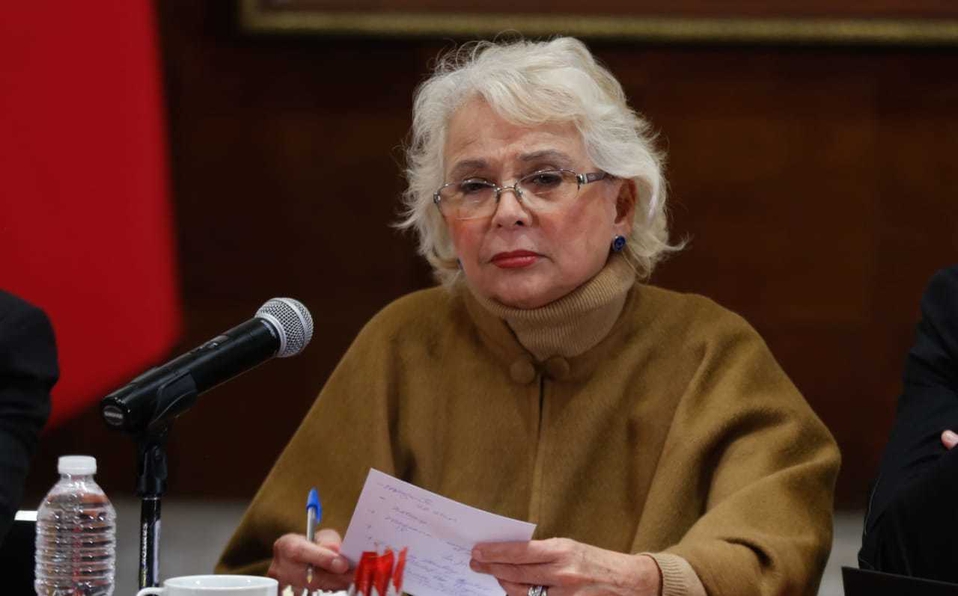 Olga Sánchez Cordero. (Archivo)