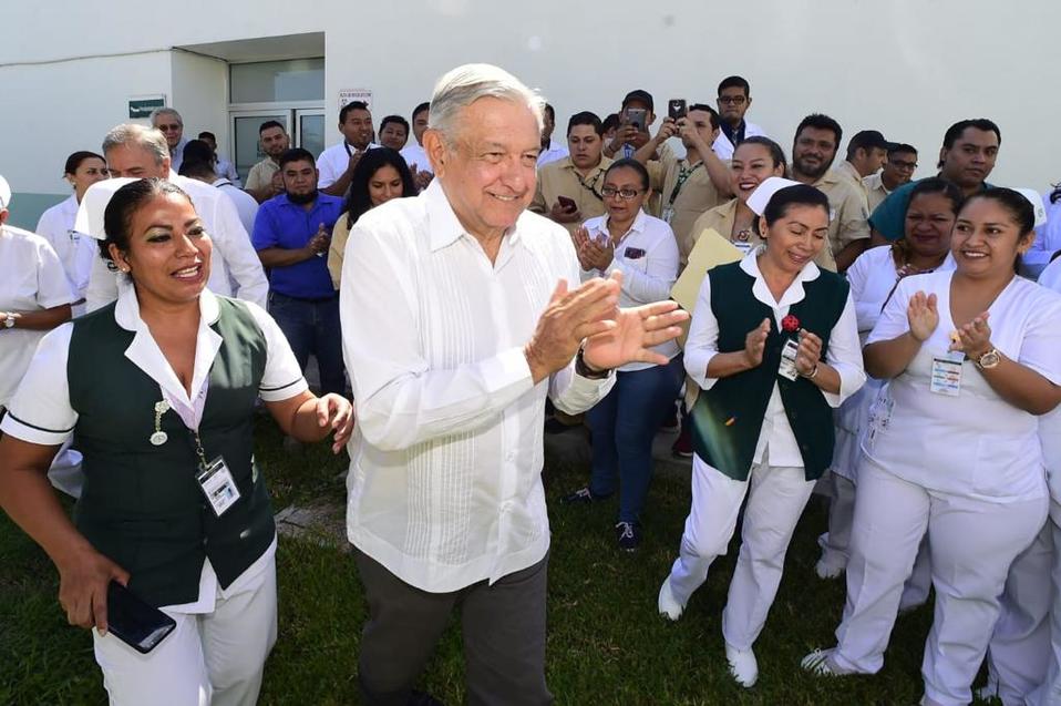 El Presidente recorrió las instalaciones del Hospital Rural de Mamantel, Campeche (Especial)