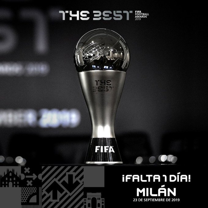 The Best 2019: horario y dónde ver en vivo los premios de la FIFA (Twitter @fifacom_es)