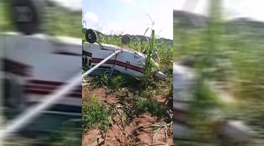 En la aeronave viajaban 4 personas, quienes solo presentaron lesiones leves. (Especial)