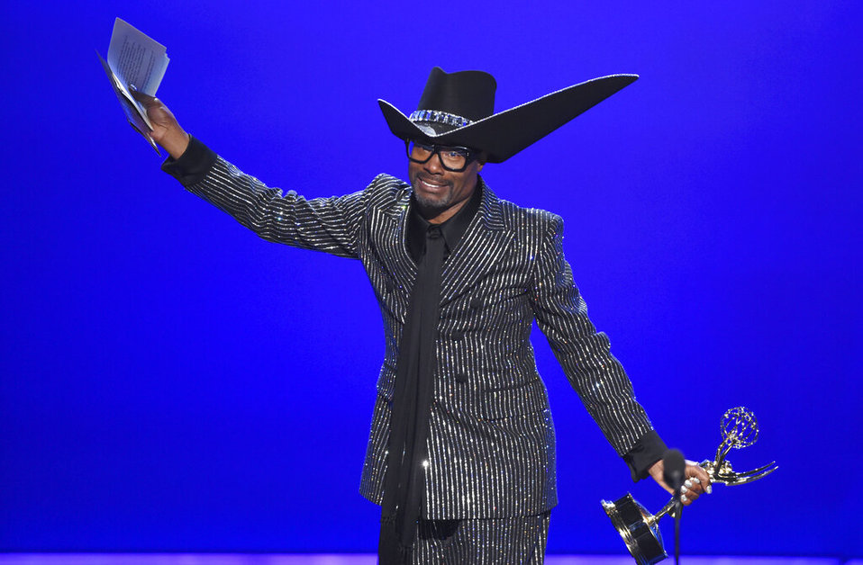 Billy Porter es el primer actor abiertamente gay en ganar un Emmy (AP).