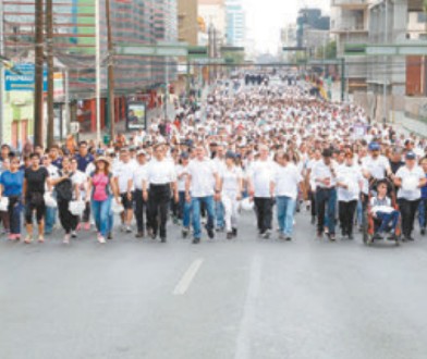 Fueron de la Alameda a la Explanada de los Héroes