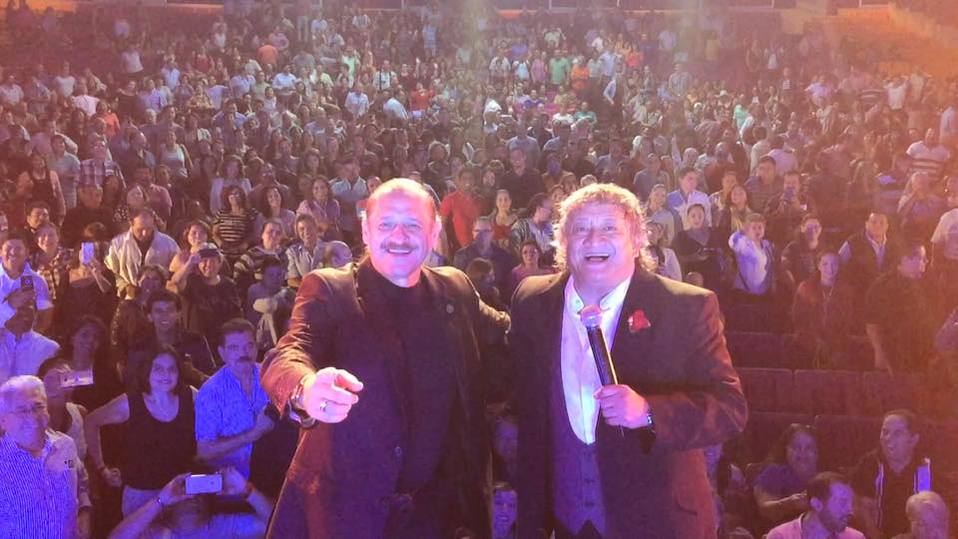 Teo González y Jo Jo Jorge Falcón. CORTESÍA