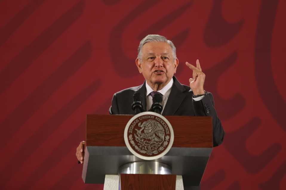 Andrés Manuel López Obrador en conferencia matutina del 24 de septiembre. (Javier Ríos)