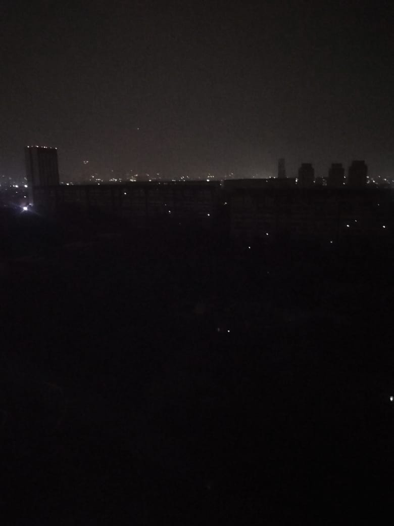 Apagón en Tlatelolco.  (Tomado @KarinaVazquezE)