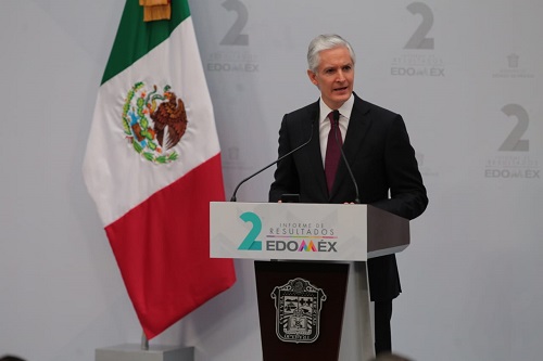 El mandatario emitió un mensaje desde Palacio de Gobierno. (Iván Carmona)