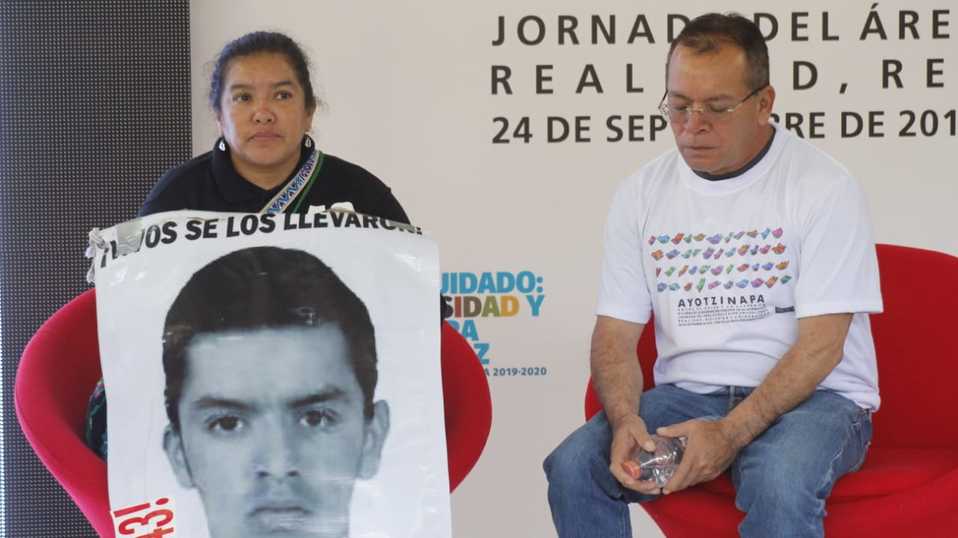 Realizaron el pase de lista de los normalistas desaparecidos de Ayotzinapa en 2014 (Jesús Zavala)