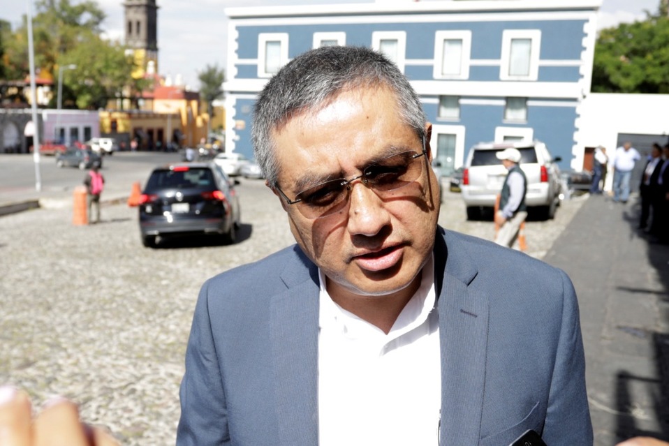 Abelardo Cuéllar,  secretario de trabajo del gobierno del estado de Puebla (Agencia Enfoque)