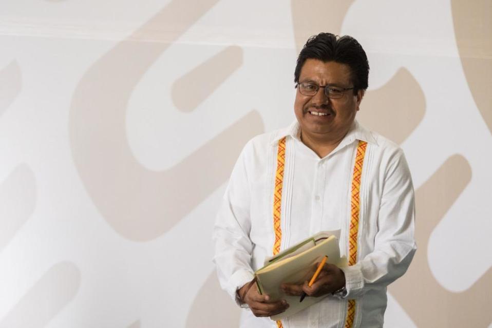 Adelfo Regino, presidente del INPI en evento de la Biblioteca de México (Cuartoscuro / Archivo)