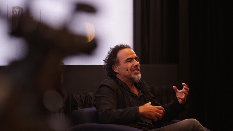 Alejandro González Iñárritu dio una clase magistral en la UNAM (Twitter).
