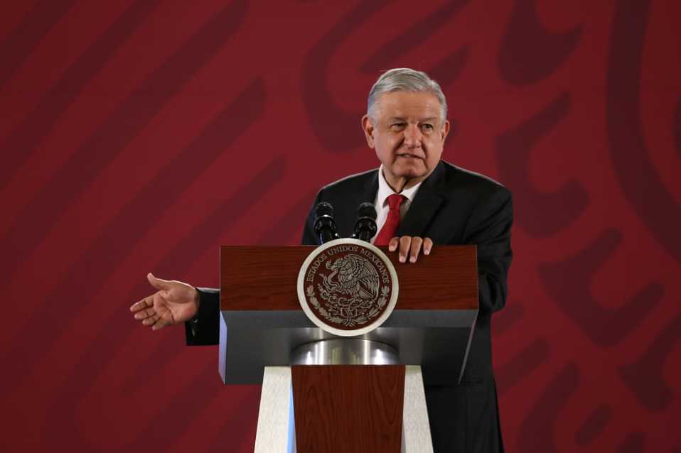 Conferencia matutina del presidente Andrés Manuel Lópes Obrador hoy en Palacio Nacional. /Octavio Hoyos