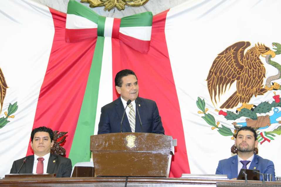 El gobernador entregó su Cuarto Informe de Gobierno al Congreso Estatal. (Jocelyn Estrada)