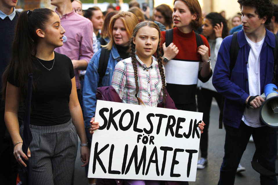 Greta Thunberg. AP