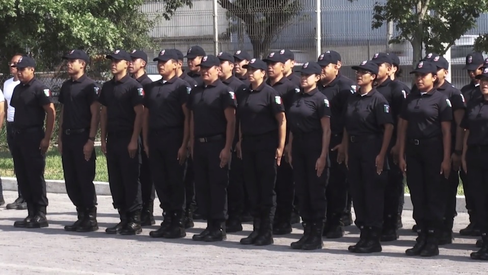 El municipio de San Pedro contrató a 120 cadetes nuevos. Foto: Especial.