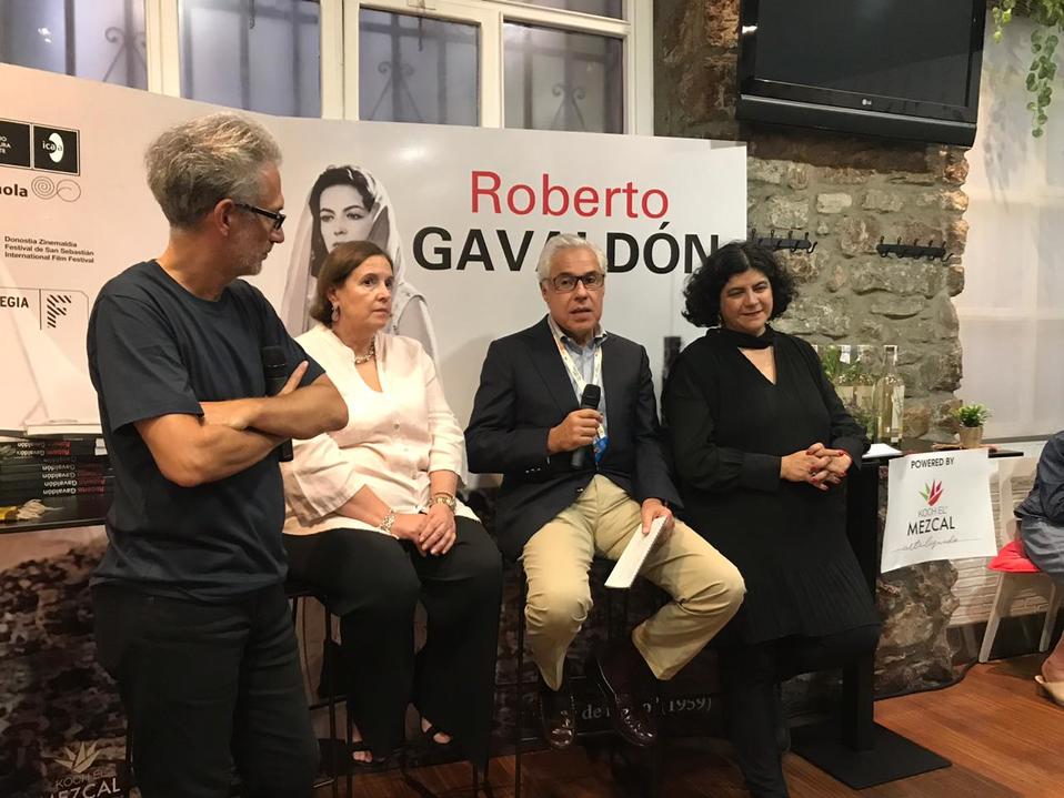 Presentación del libro de Roberto Gavaldón. (Ivett Salgado)