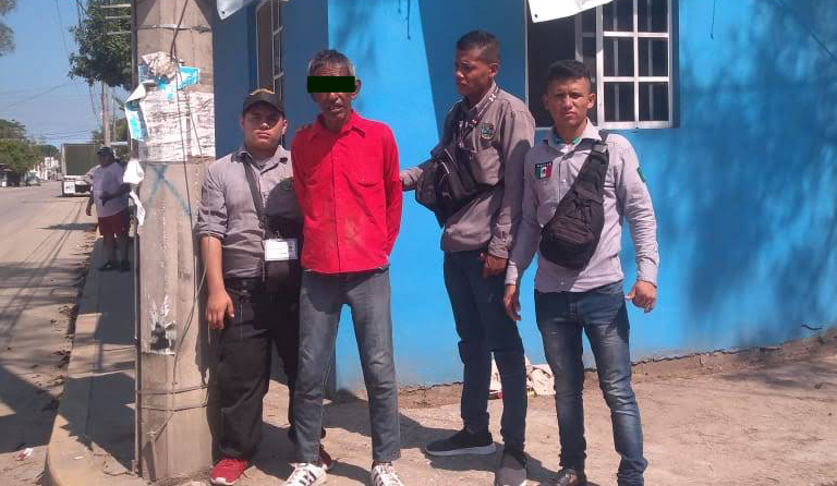 El presunto violador fue detenido por veladores de Tampico.