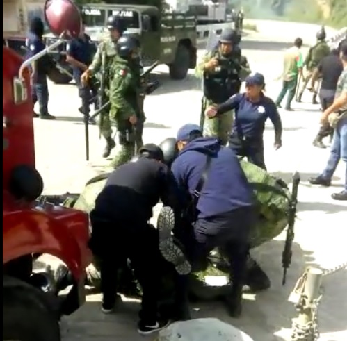 Un elemento de Guardia Nacional fue herido durante un enfrentamiento en Chiapas | Especial