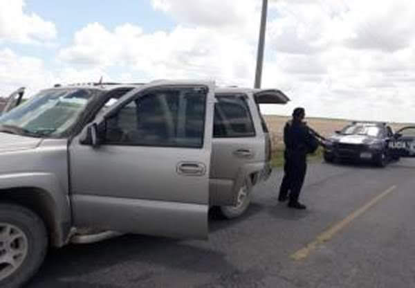 La camioneta asegurada contaba con reporte de robo.