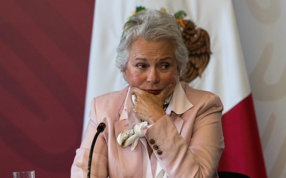 Olga Sánchez Cordero, titula de gobernación. (Archivo)
