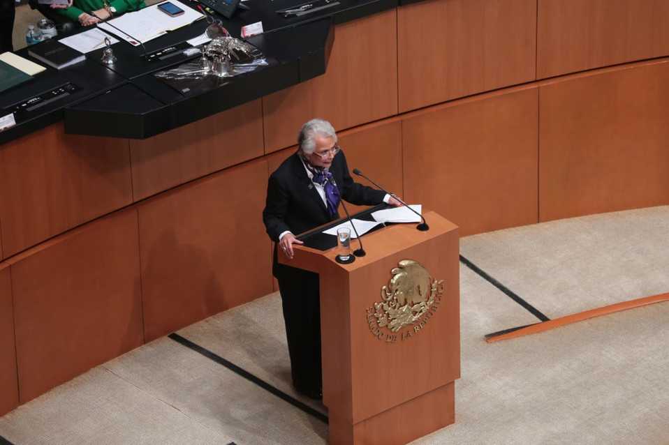 Olga Sánchez Cordero, titular de Segob./ Jesús Quintanar