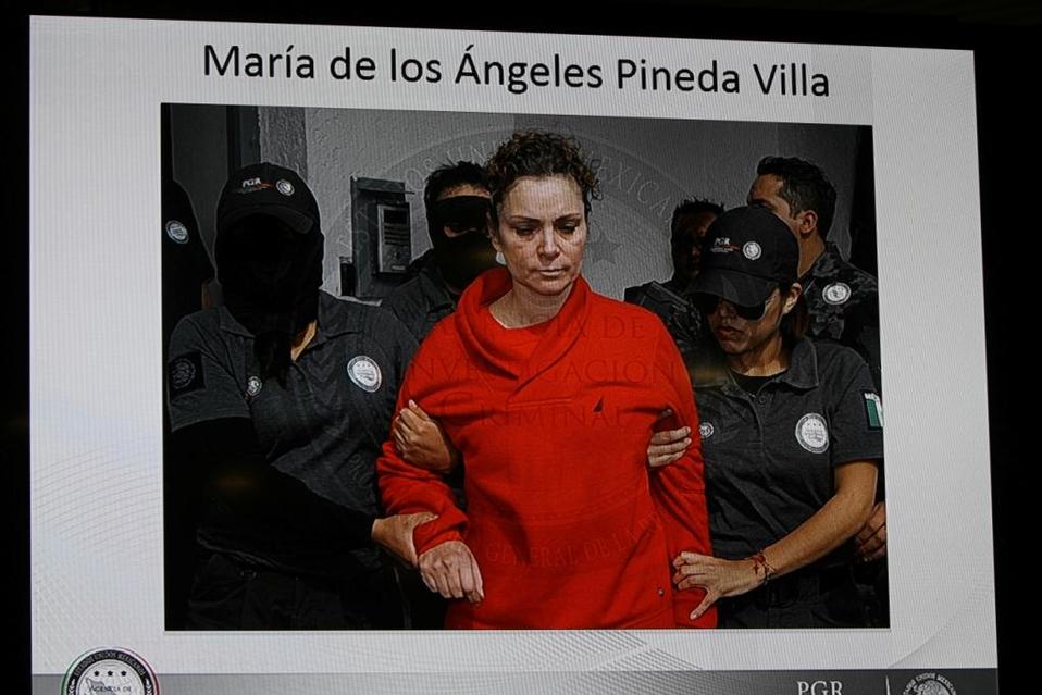 Entre los detenidos estaba María de los Ángeles Pinea Villa, esposa del entonces alcalde de Iguala, José Luis Abarca. Ambos fueron acusados de partici