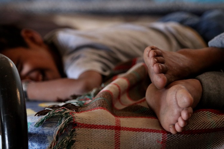Migrantes descansan en un albergue en Coahuila/Cuartoscuro.