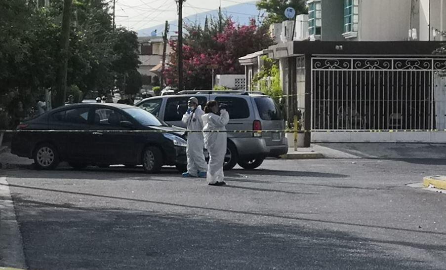 Policías municipales y elementos de la Agencia Estatal de Investigaciones, además de periciales, realizan las investigaciones correspondientes.