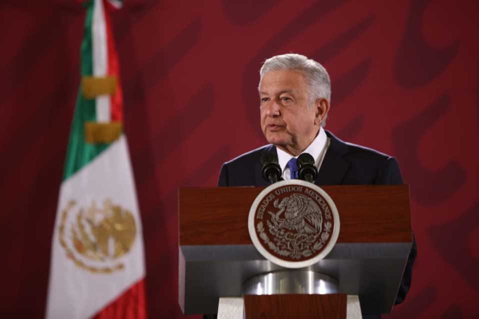 El presidente López Obrador informó que se hizo una primera edición del Plan Nacional de Desarrollo 2019-2024. /Juan Carlos Bautista